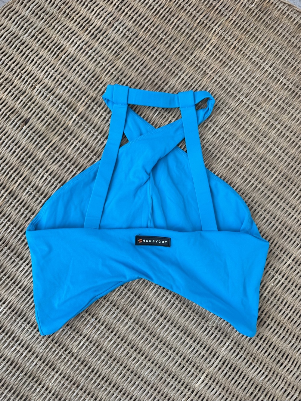 HONEYCUT Blue Swan Top Adult Medium